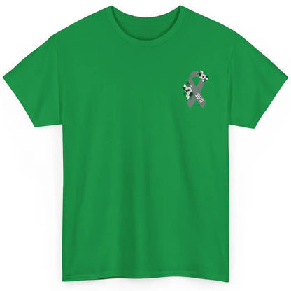 Borderline Personality Disorder Awareness BPD Gray Ribbon Classic Unisex T-Shirt