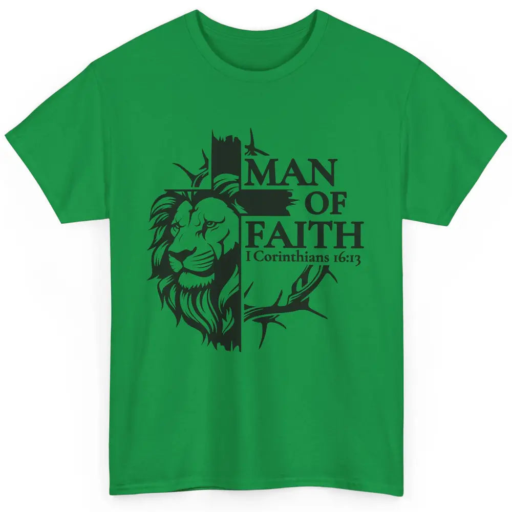 Yeshua Lion Of Judah Man Of Faith Bible Christian Religious Classic Unisex T-Shirt