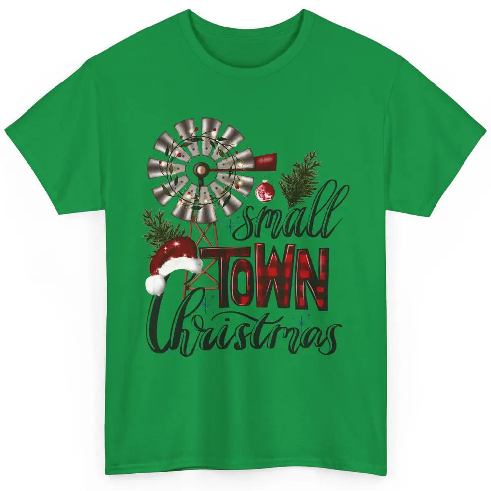 Retro Small Town Christmas Western Hometown Christmas Classic Unisex T-Shirt