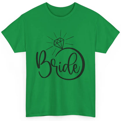 Bride To Be Wedding Ring Future Mrs. Engagement Bachelorette Classic Unisex T-Shirt