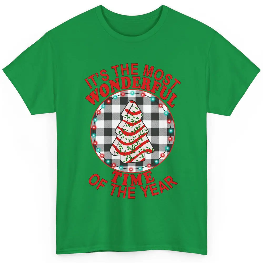 Funny Christmas Tree Cakes Most Wonderful Time Bakers Baking Classic Unisex T-Shirt