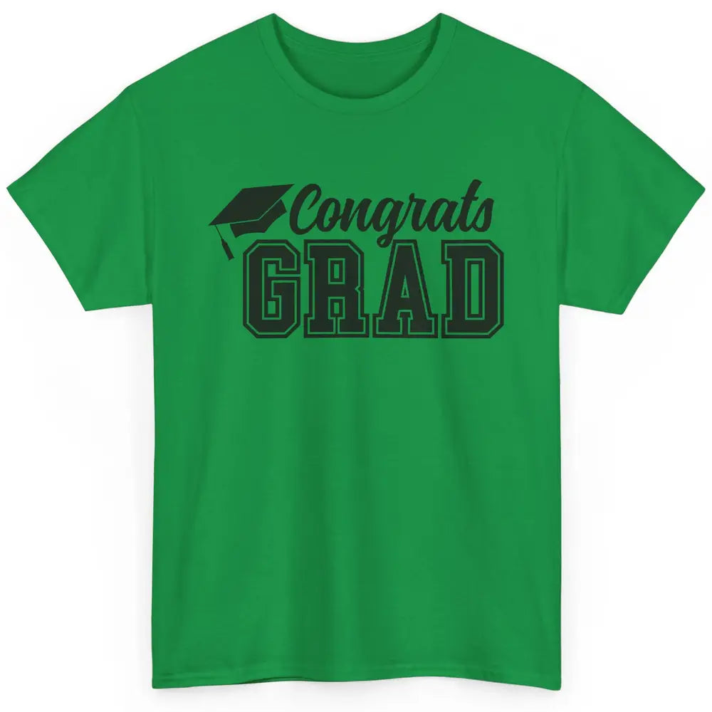 Congrats Grad Senior Class 2022 Bachelor Hat Senior Graduate Classic Unisex T-Shirt