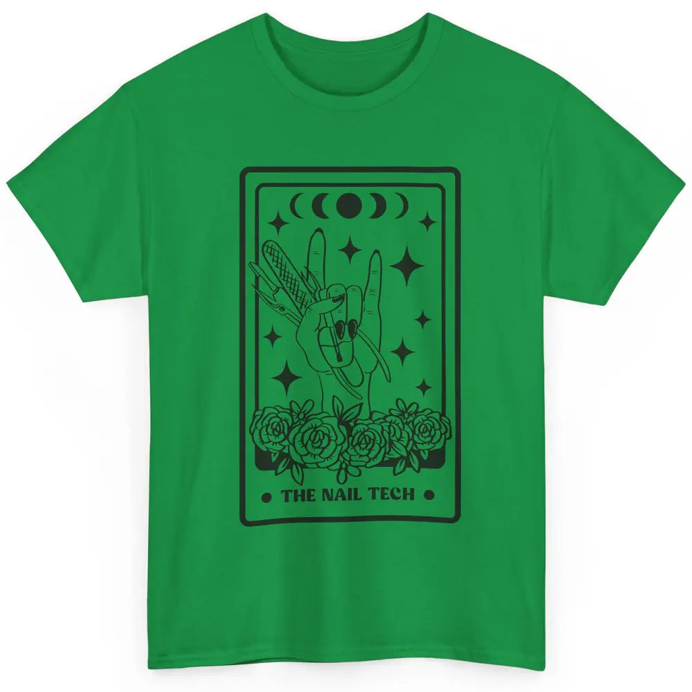 The Nail Tech Tarot Card Beautician Nail Boss Cosmetology Classic Unisex T-Shirt