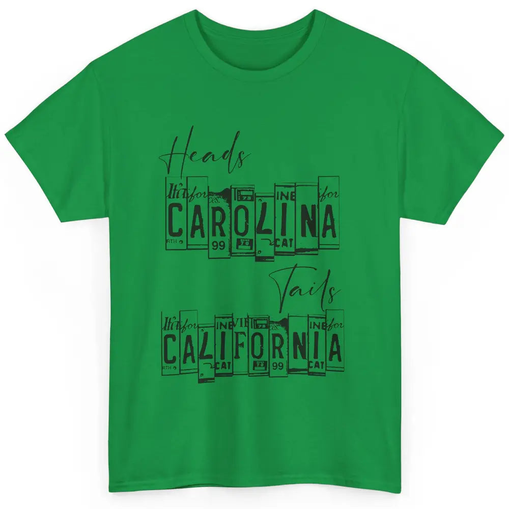 Vintage Heads Carolina Tail California Western Country Music Classic Unisex T-Shirt