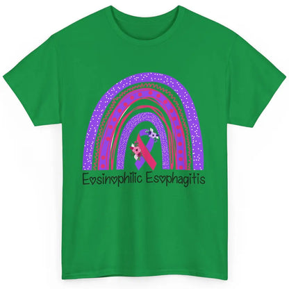 Eosinophilic Esophagitis Awareness Awareness EOE Rainbow Classic Unisex T-Shirt