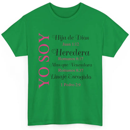 Christian Yo Soy Inspiracion Bible Verse Spanish Religiosa Classic Unisex T-Shirt