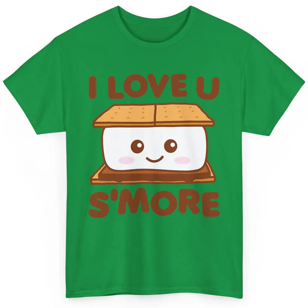 Funny Camping I Love You Smore Pun Camper Campfire Retro Classic Unisex T-Shirt