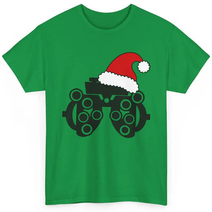 Funny Phoropter Santa Hat Optometrist Optician Christmas Classic Unisex T-Shirt