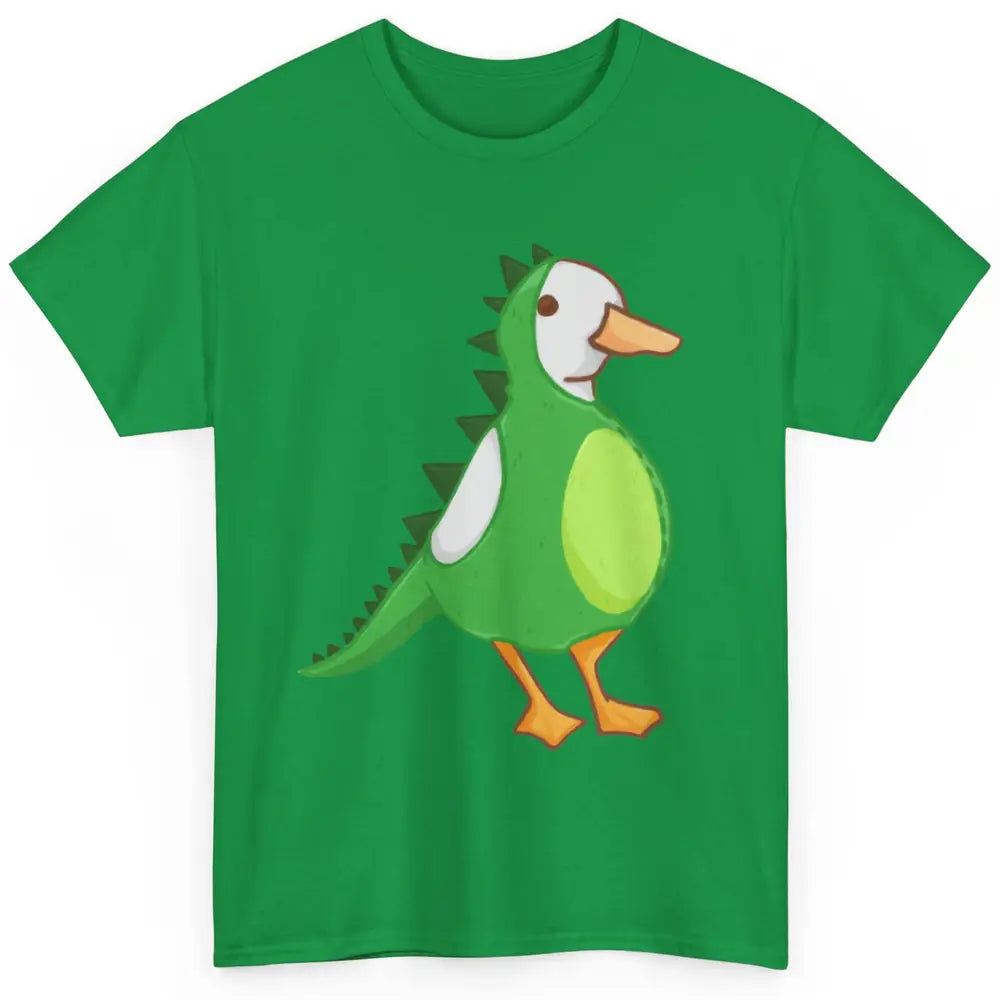 Dino Duck Funny Dinosaur Ducks Cute Duck Lovers Gift Classic Unisex T-Shirt