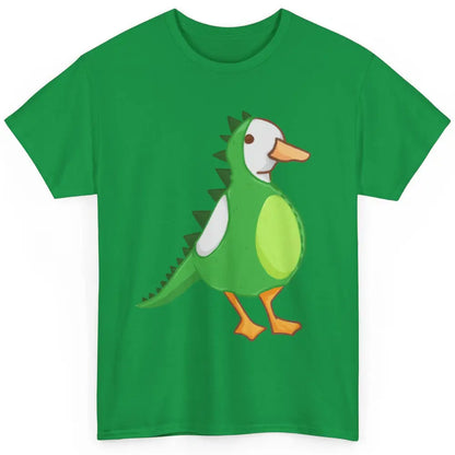 Dino Duck Funny Dinosaur Ducks Cute Duck Lovers Gift Classic Unisex T-Shirt