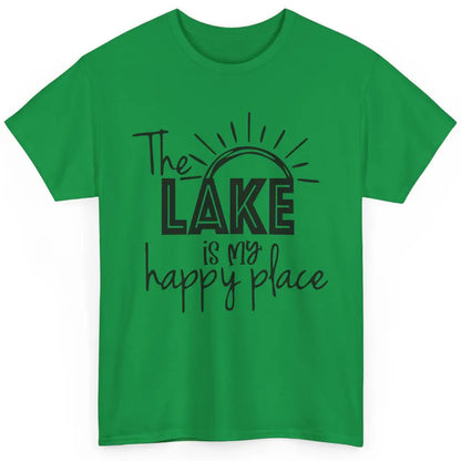 The Lake Is My Happy Place Summer Sunrays Lake Days Kayaking Classic Unisex T-Shirt