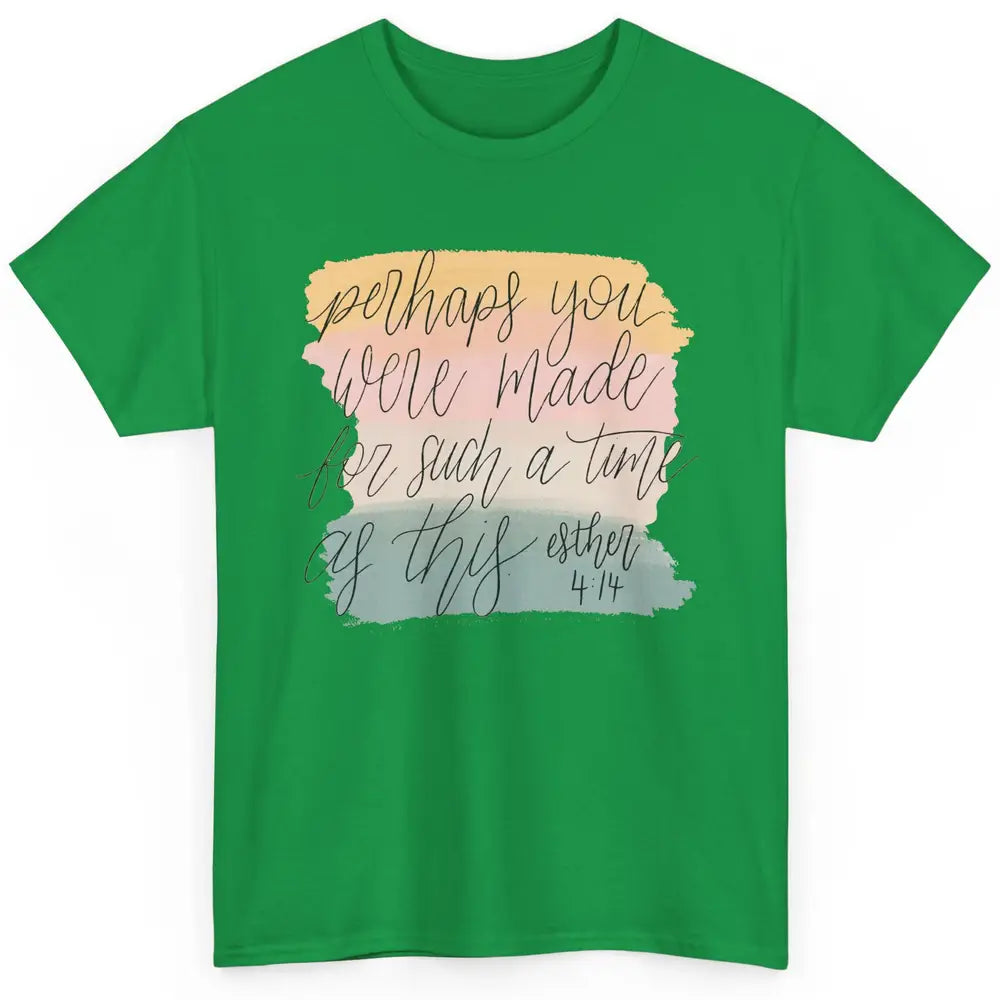 Christian Perhaps You Were Made For Such A Time As This Classic Unisex T-Shirt