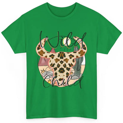 Boho Bull Skull Wild Child Desert Cactus Western Country Classic Unisex T-Shirt