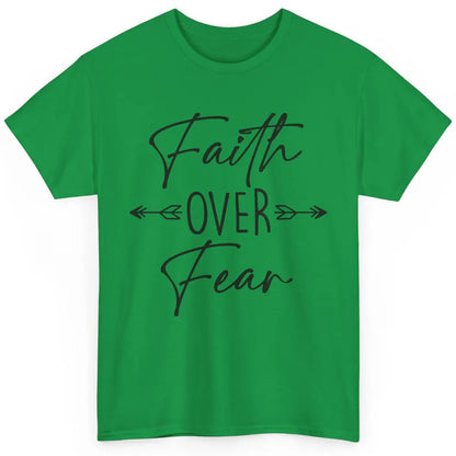 Faith Over Fear Western Christian Religious Jesus Lovers Classic Unisex T-Shirt