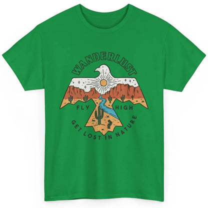 Vintage Eagle Desert Wanderlust Get Lost In Nature Outdoor Classic Unisex T-Shirt