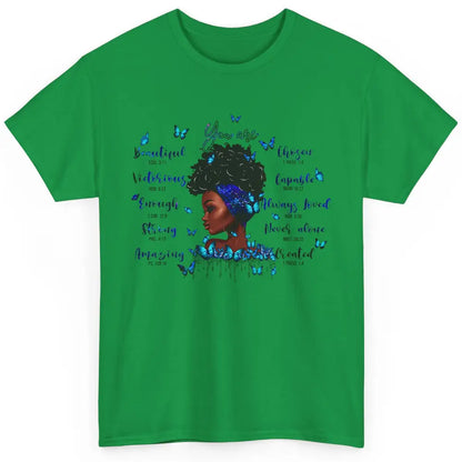 Black Girl God Says I Am Afro Woman Christian Religious Gift Classic Unisex T-Shirt