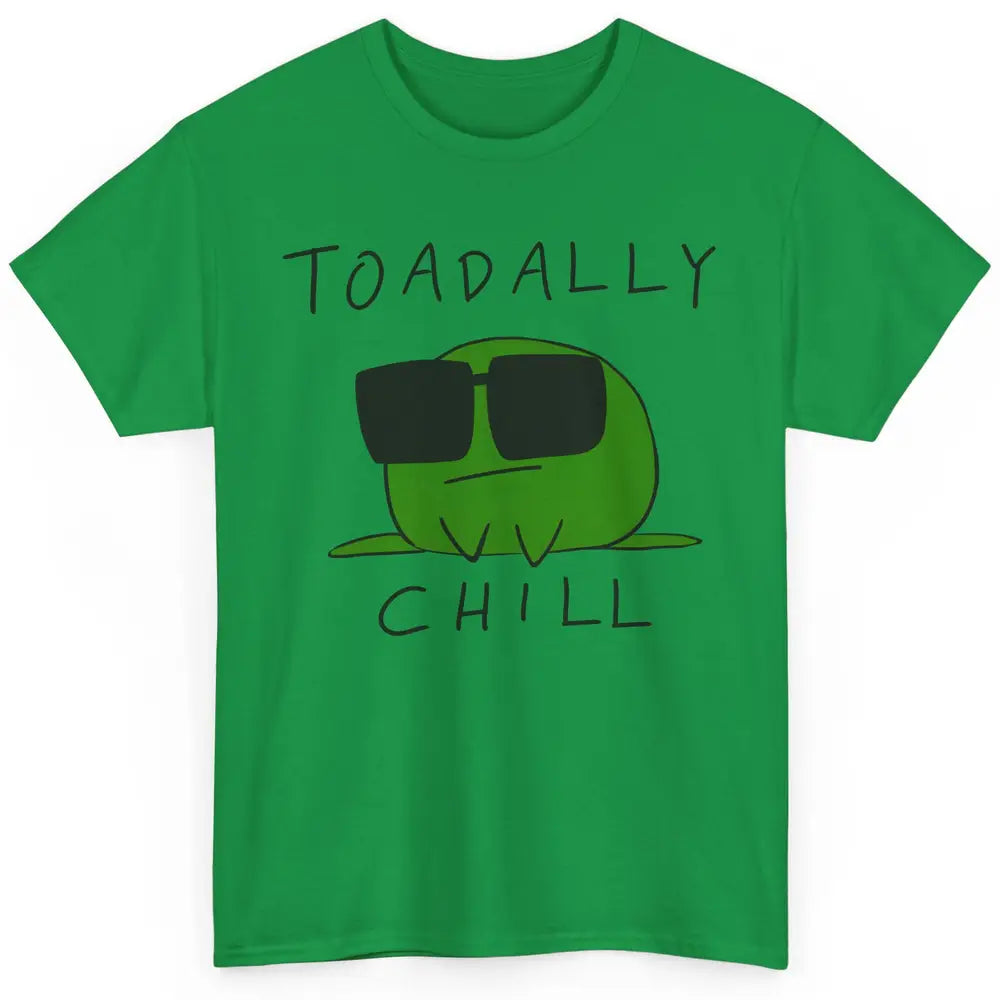 Chill Frog With Sunglasses Toadally Chill Frog Lovers Gift Classic Unisex T-Shirt