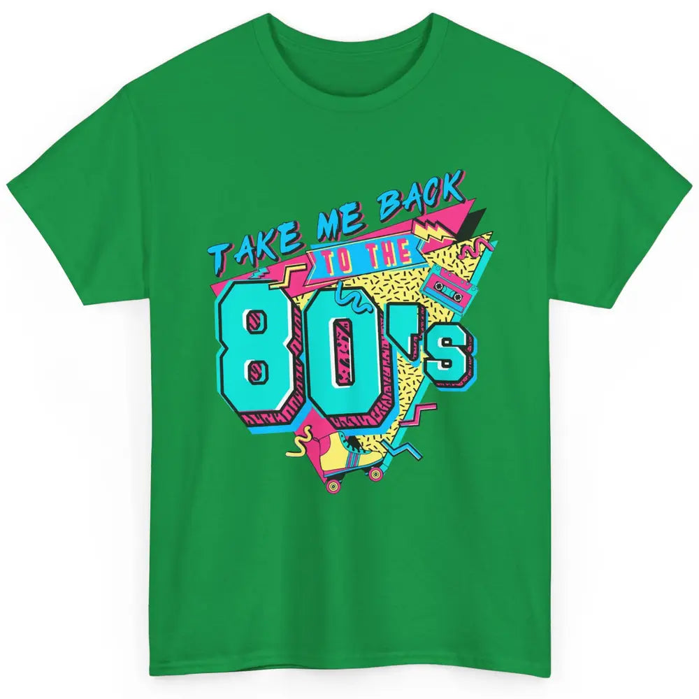 Vintage Take Me Back To The 80s Cassette Retro Rainbow Child Classic Unisex T-Shirt