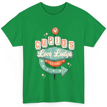 Retro Valentines Cupid's Love Lodges Funny Couples Valentine Classic Unisex T-Shirt