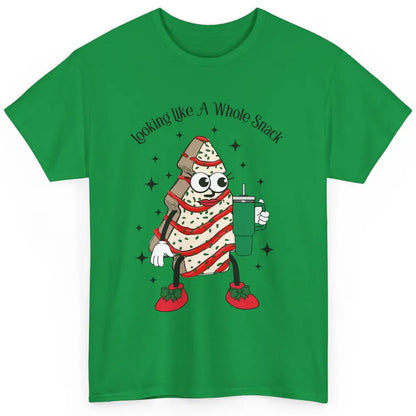 Funny Christmas Tree Cake Out Here Look Like A Snack Classic Unisex T-Shirt