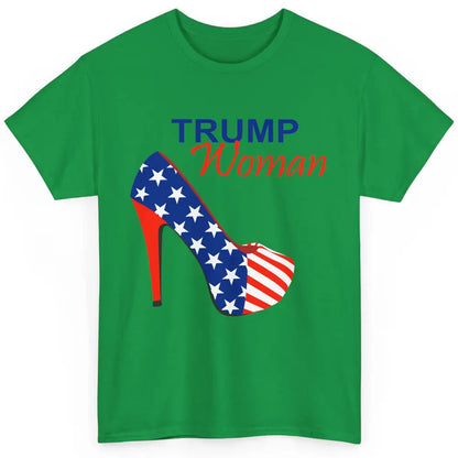 Trump Woman American Flag High Heel Republican Trump Support Classic Unisex T-Shirt