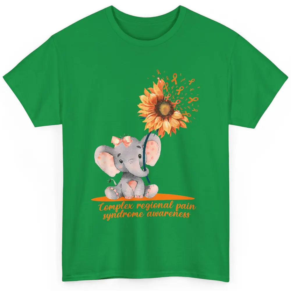 Complex Regional Pain Syndrome Sunflower Baby Elephant CRPS Classic Unisex T-Shirt