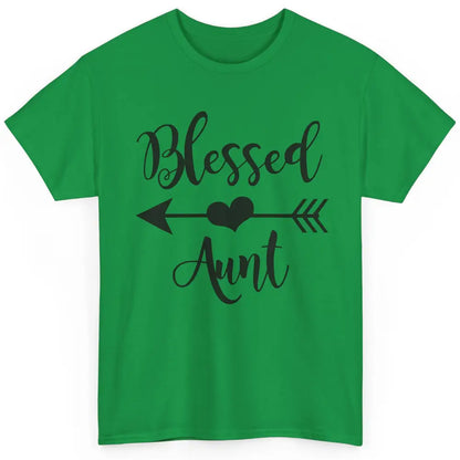 Funny Auntie Life Blessed Aunt Arrow Best Aunt Ever Gift Classic Unisex T-Shirt