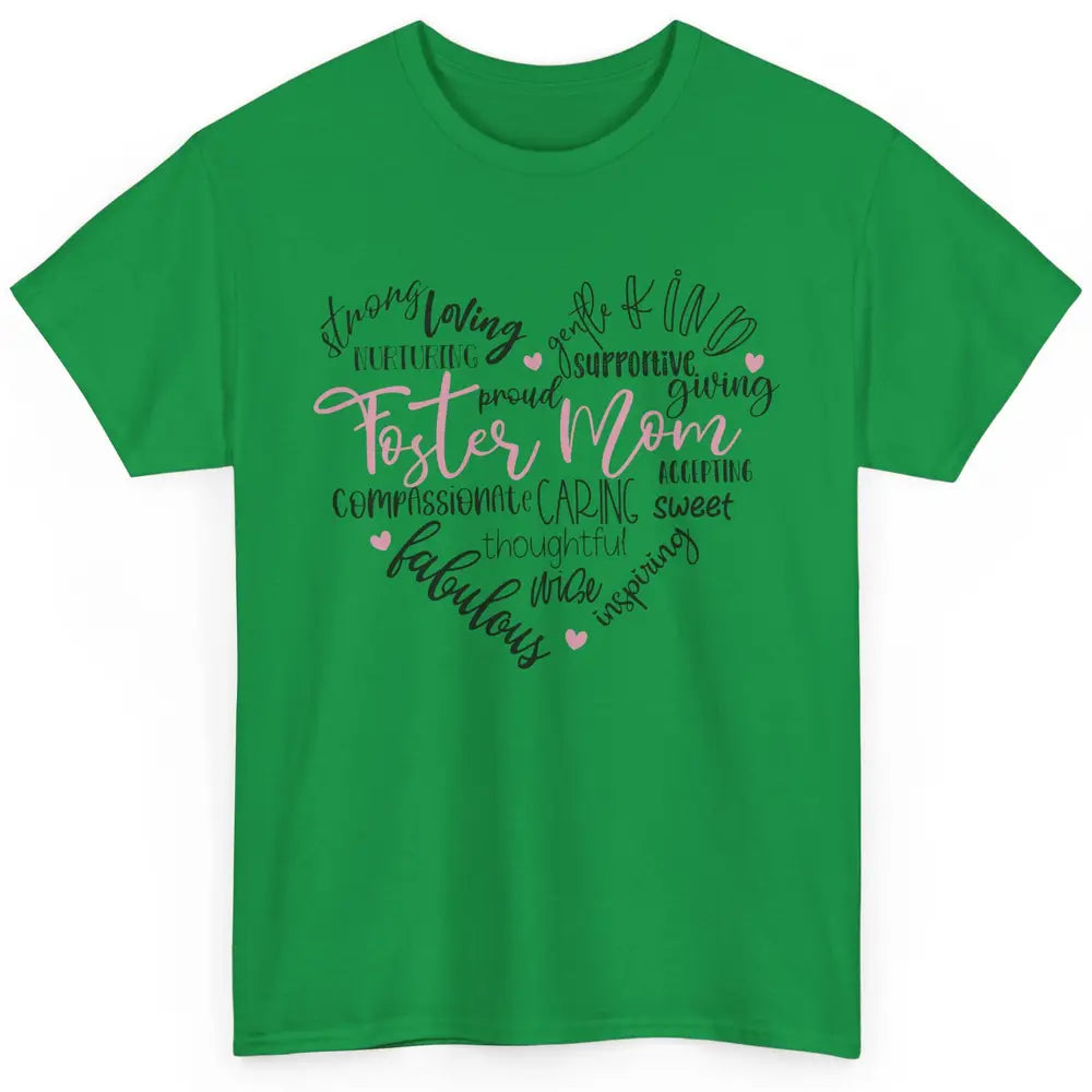 Foster Care Adoption Foster Mom Caring Giving Foster Love Classic Unisex T-Shirt