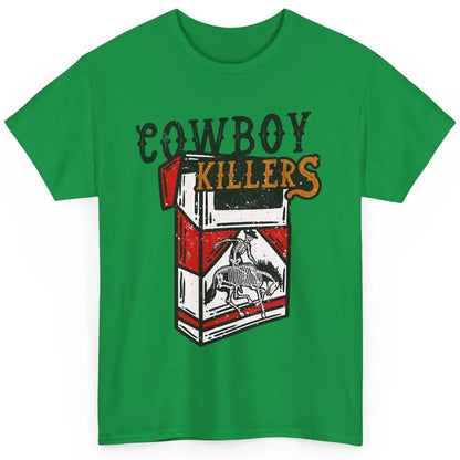 Cowboy Killers Skeleton Horse Skull Cigarette Texas Retro Classic Unisex T-Shirt