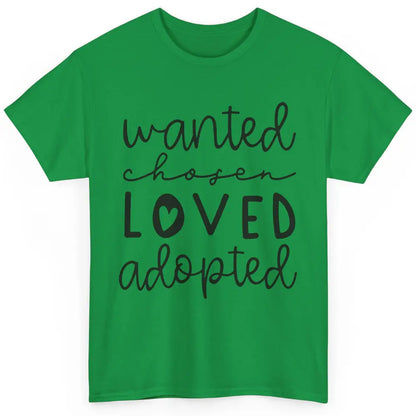 Foster Care Wanted Chosen Loved Adopted Foster Mom Parents Classic Unisex T-Shirt