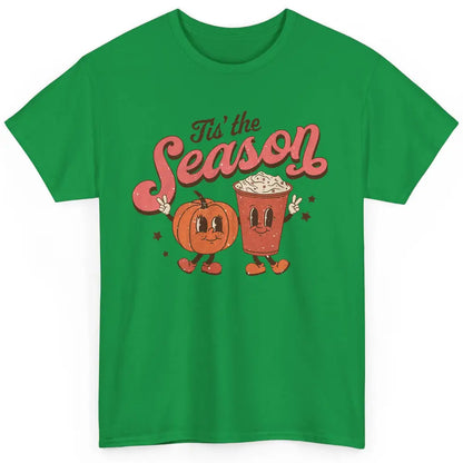 Retro Pumpkin Spice Fall Tis The Season Autumn Thanksgiving Classic Unisex T-Shirt