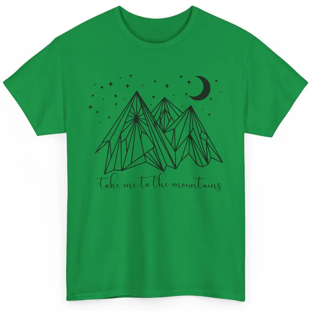 Take Me to the Mountains Boho Hiking Camping Outdoor Gift Classic Unisex T-Shirt