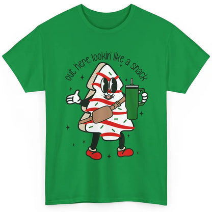 Funny Boo-jee Christmas Tree Cake Out Here Look Like A Snack Classic Unisex T-Shirt