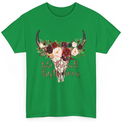 Boho Bull Skull Take The Bull By The Horns Western Country Classic Unisex T-Shirt