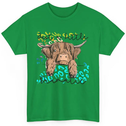 Funny Baby Highland Cow Just A Little Dramatic Western Cow Classic Unisex T-Shirt