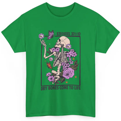 Christian Skeleton Dry Bones Come Alive Bible Halloween Classic Unisex T-Shirt