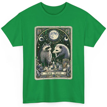 Team Trash Tarot Card Opossum Witchcraft Goth Possum Vintage Panda Raccoon Sarcastic Classic Unisex T-Shirt