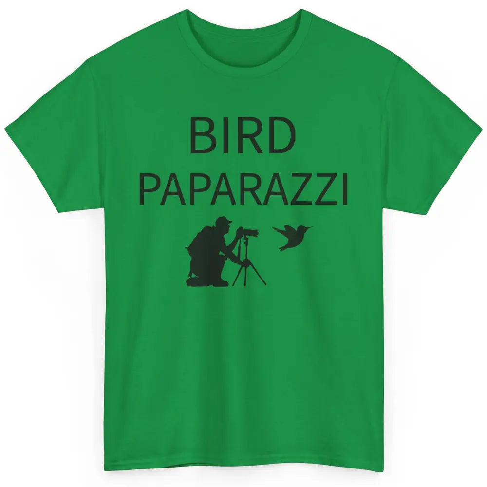 Birdwatching Funny Bird Paparazzi Birding Photography Bird Classic Unisex T-Shirt