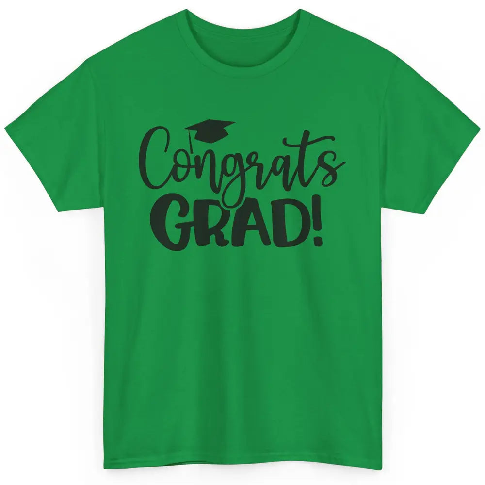 Congrats Grad Senior 2022 Bachelor Hat Senior Graduate Gift Classic Unisex T-Shirt