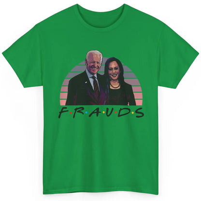 Vintage Joe Biden Frauds Anti Biden Liberals Kamala Harris Classic Unisex T-Shirt