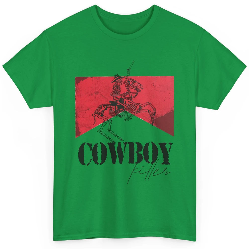 Skeleton Cowboy Killer Howdy Western Country Cowgirl Gift Classic Unisex T-Shirt