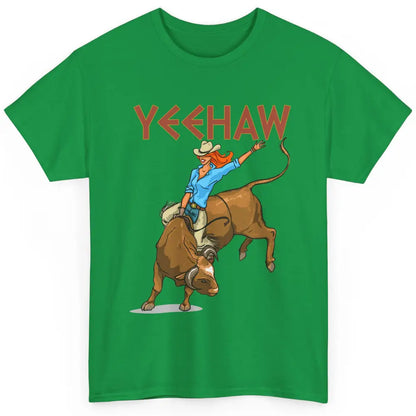 Cowboy Yeehaw Hold Your Horses Western Cowgirls Wild West Classic Unisex T-Shirt