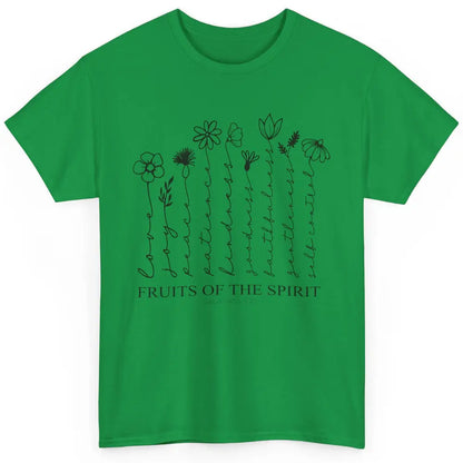 Fruits Of The Spirit Wildflowers Bible Verse Christian Classic Unisex T-Shirt