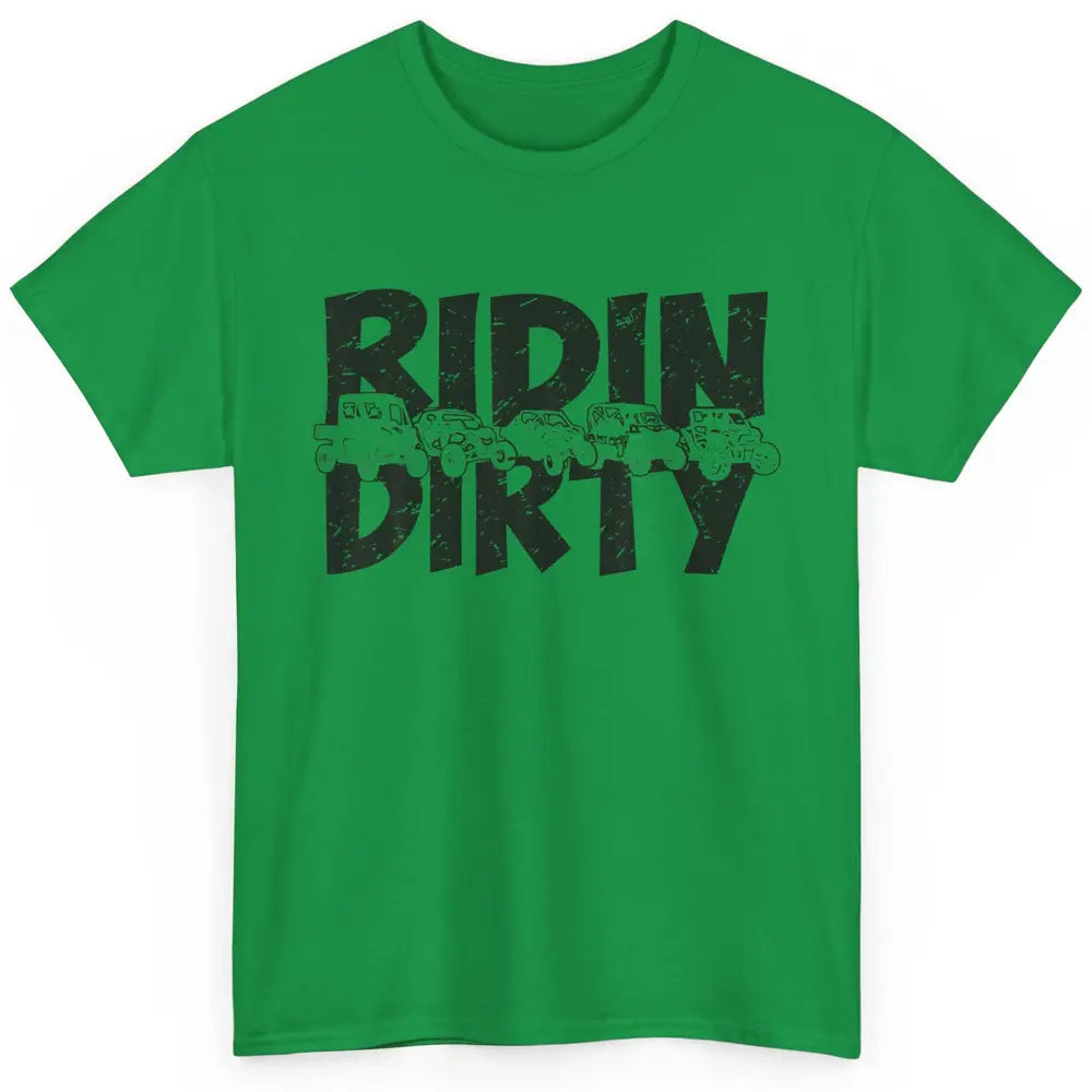 Retro UTV SXS Rider Riding Dirty ATV Offroad Riding SXS Life Classic Unisex T-Shirt