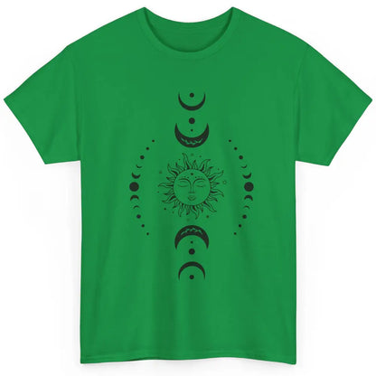 Boho Sun And Moon Hippie Girl Peace Lovers Halloween Costume Classic Unisex T-Shirt