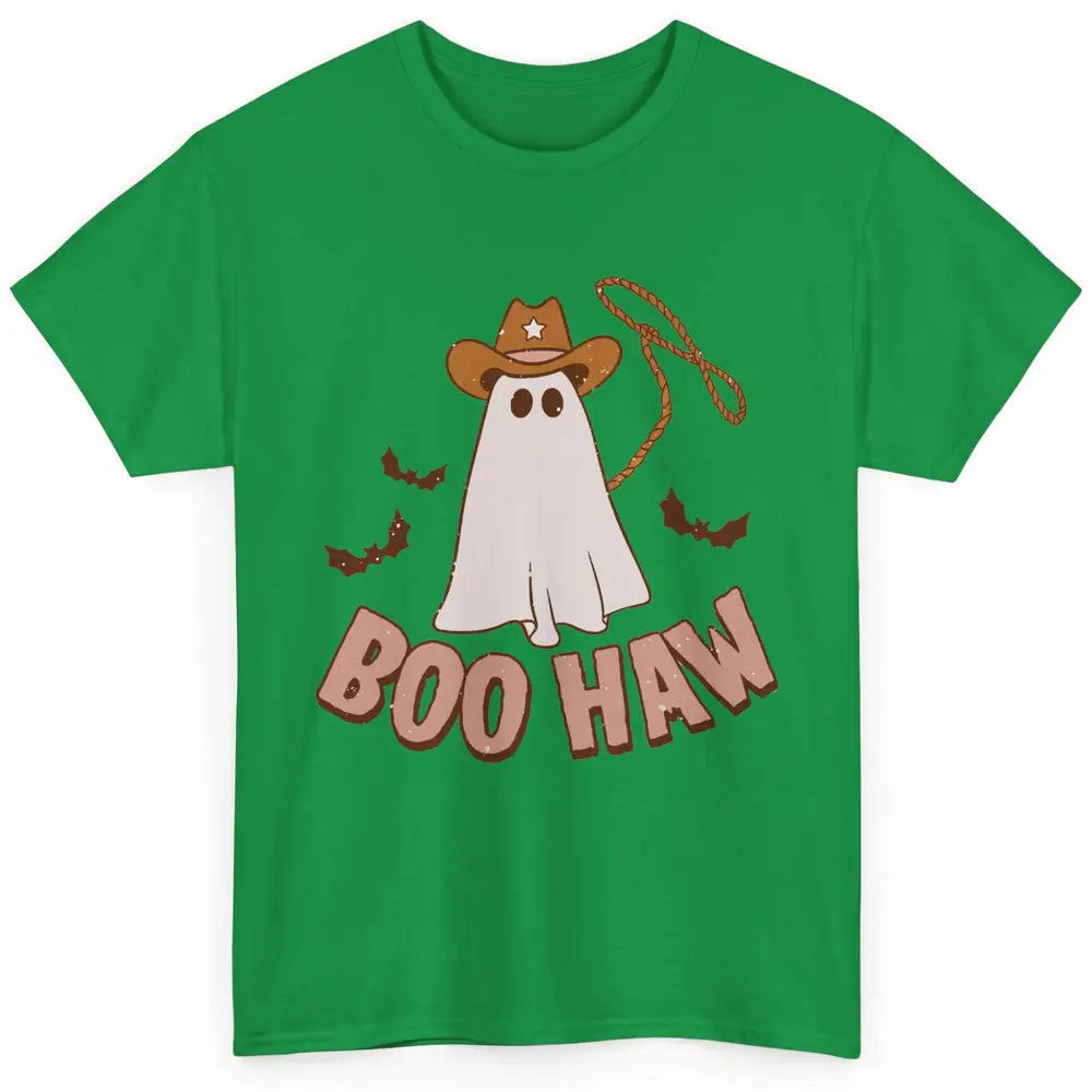 Funny Cowboy Ghost Yeehaw Halloween Western Country Cowboy Classic Unisex T-Shirt