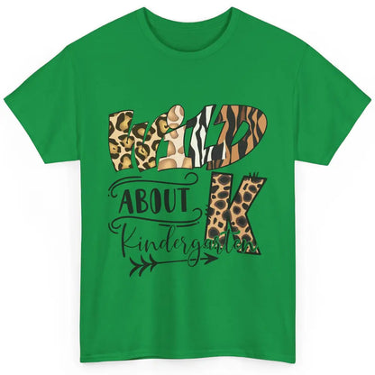 Wild About Kindergarten Back To School Student Teacher Gift Classic Unisex T-Shirt