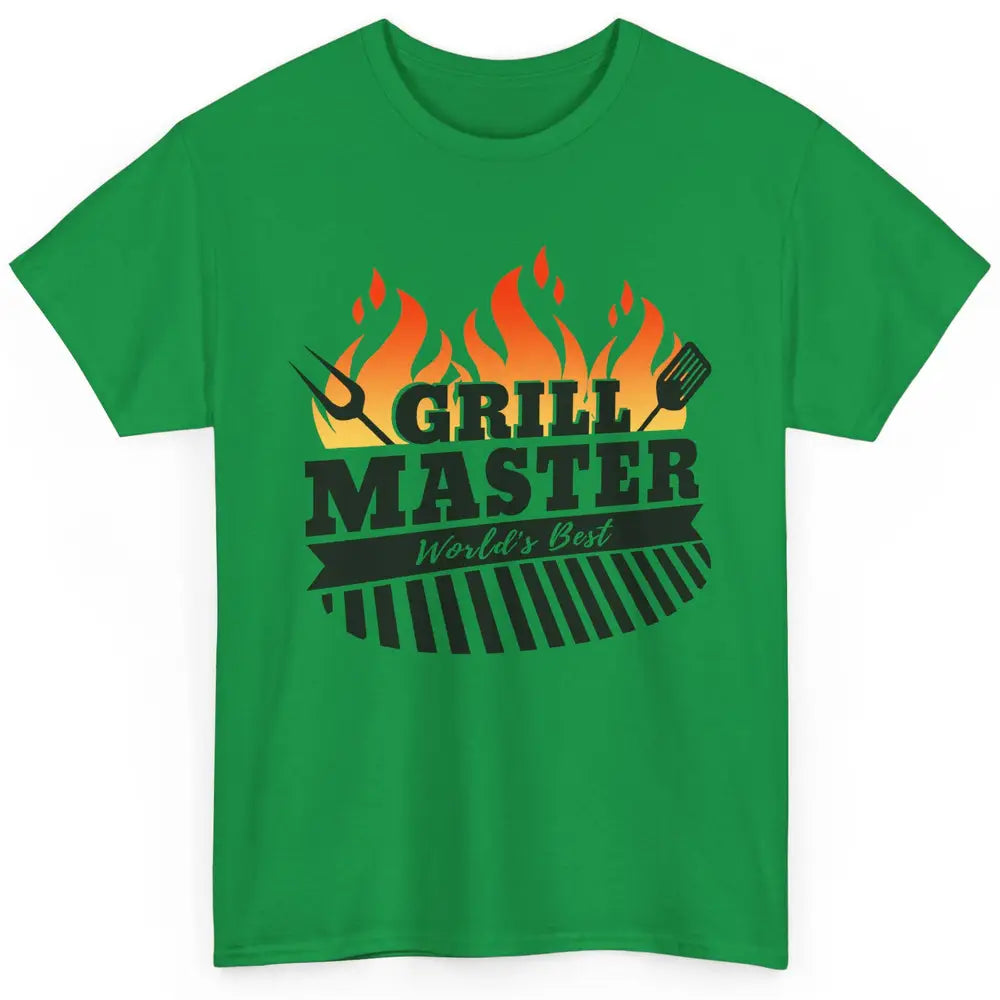 Funny BBQ Grill Master World's Best Grillfather Grillers Classic Unisex T-Shirt