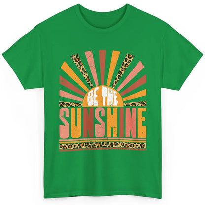 Be The Sunshine Retro Leopard Sun Vintage Summer Vacation Classic Unisex T-Shirt