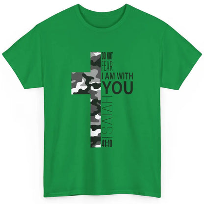 White Camo Not Fear Christian Verse Religious Jesus Cross Classic Unisex T-Shirt